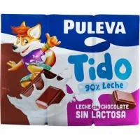 Batido de Cacao sin Lactosa Puleva, Pack 6x200 Ml