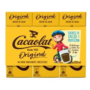 Cacaolat Batido de Chocolate Cacaolat Original 6 X 200 Ml. 1200 ML