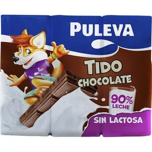 Batido Tido de Chocolate sin Gluten y sin Lactosa Pack 6 Puleva 200 ML