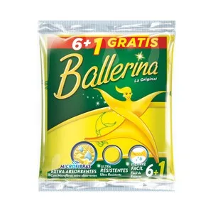 Ballerina Bayeta Amarilla Sintética Ballerina 7 Uds. 6 UD