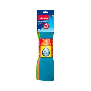 Vileda Bayeta Microfibre Colors XL Vileda 3+1 Uds. 4 UD