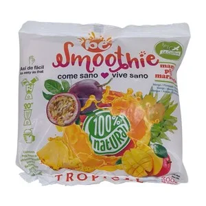 LA Cuerva Be Smoothie Mando, Piña y Maracuya Congelados 300 G.