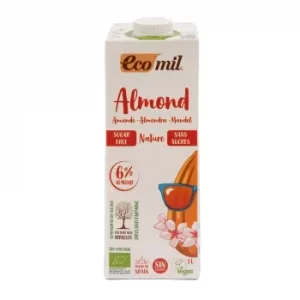 Bebida de Almendra Ecomil sin Gluten y sin Azúcar Brik 1 L.