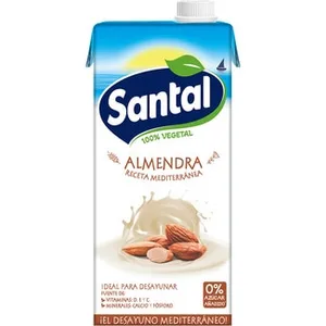 Bebida de Almendra sin Lactosa, sin Azúcar y 100% Vegetal Santal