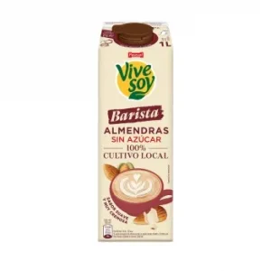 Bebida de Almendras Barista Vivesoy sin Gluten 1 L.