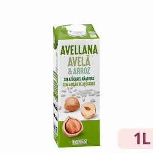 Bebida de Avellana y Arroz sin Azúcares Añadidos Hacendado 6 L