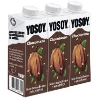 Bebida de Choco-avena Yosoy, Pack 3x250 Ml