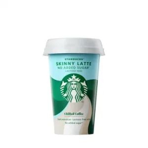Bebida de Café Espresso sin Azúcar Añadido Skinny Latte Starbucks sin Lactosa 220 Ml.