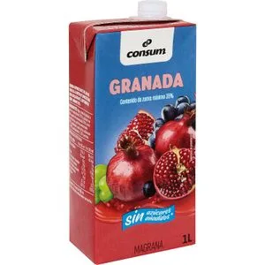 Bebida de Granada sin Azúcares Añadidos 1 L