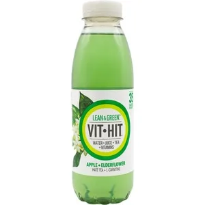 Bebida de Manzana, Saúco, Mate y L-carnitina con Vitaminas Lean & Green Vithit