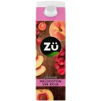 Bebida de Melocotón, Manzana y Uva Zü, Brik 1 Litro