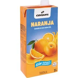 Bebida de Naranja sin Azúcares Añadidos 1 L