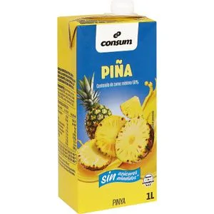 Bebida de Piña sin Azúcares Añadidos 1 L
