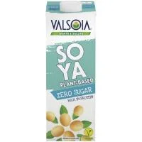Bebida de Soja 0% Azúcar Valsoia, Brik 1 Litro