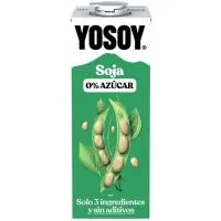 Bebida de Soja 0% Azúcar Yosoy, Brik 1 Litro