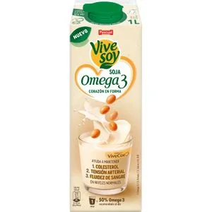 Bebida de Soja Omega 3 Brick 1 L