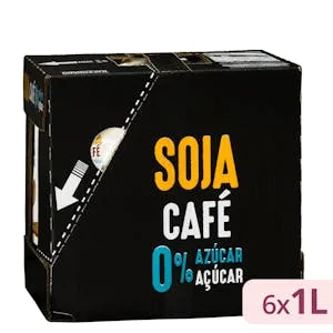 Bebida de Soja Sabor Café 0% Azúcar 6 L