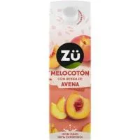Bebida de Zumo de Melocotón con Avena Zü, Brik 1 Litro