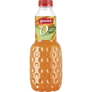 Bebida de Zumo de Naranja y Zanahoria 0% Azúcares Añadidos con Vitaminas A, C, D y e Granini