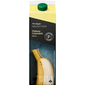 Bebida de Zumo de Platano Cavendish a Partir de Concentrado el Corte Ingles Selection