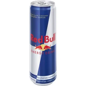 Bebida Energética con Cafeína, Taurina, Vitamina B, Sacarosa, Glucosa y Agua de los Alpes  RED Bull 47.3 CL