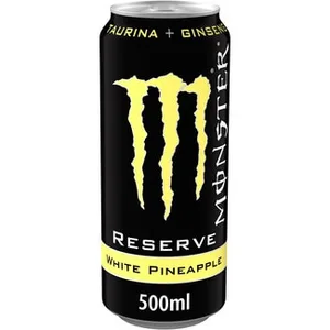 Bebida Energética con Taurina y Ginseng Reserve Sabor Piña Blanca Monster Energy