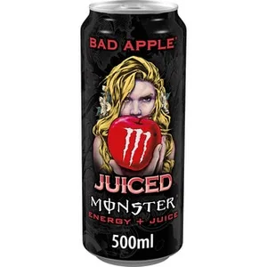 Bebida Energética con Taurina y Ginseng Sabor Bad Apple Monster Energy