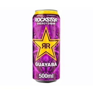 Rockstar Bebida Energética Sabor Guayaba Lata de 500 Ml.