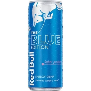 Bebida Energética Sabor Juneberry con Cafeína, Taurina y Vitamina B The Blue Edition RED Bull 25 CL