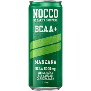 Bebida Energética Sabor Manzana Enriquecida con Bcaa y sin Cafeína sin Azúcar Nocco