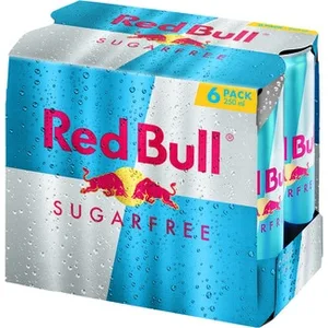 Bebida Energética Sugar Free Pack 6 RED Bull