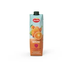 Bebida Funcional Inmune Naranja-mandarina Juver sin Azúcar Añadida 1 L.
