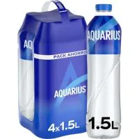 Bebida Isotónica de Limón Aquarius, Pack 4x1,5 Litros