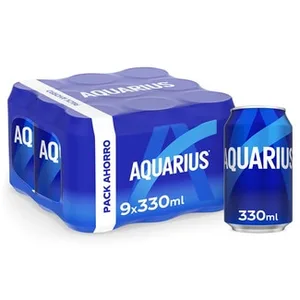 Bebida Isotónica Sabor Limón Pack Ahorro 9  Aquarius 33 CL