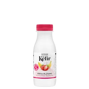 Bebida Kéfir de Fresa y Plátano Hacendado 0.25 KG