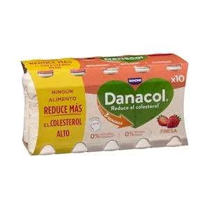 Bebida Láctea de Fresa Danacol 0% Azúcares Añadidos 0% MG 1 KG