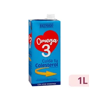 Bebida Láctea Desnatada Omega 3 Hacendado 1 L
