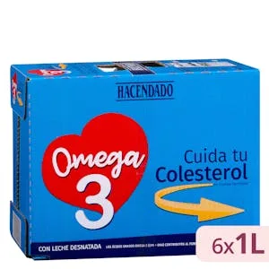 Bebida Láctea Desnatada Omega 3 Hacendado 6 L