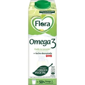 Bebida Láctea con Omega 3 Elaborada con Leche Desnatada sin Gluten  Puleva 1 L