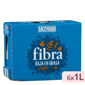 Bebida Láctea Semidesnatada con Fibra Hacendado 1 L