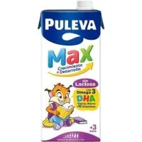Bebida Láctea sin Lactosa Puleva MAX Crecimiento, Brik 1 Litro