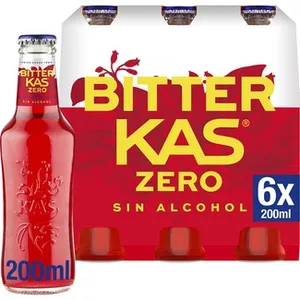 Bebida Refrescante Amarga de Extractos de Plantas Zero Azúcar sin Alcohol Pack 6  Bitter KAS 20 CL