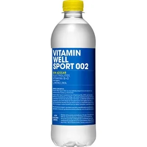 Bebida Refrescante con Vitaminas y Minerales Sport 002 Sabor Limón Lima sin Azúcar Vitamin Well