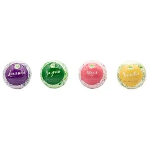 Becasan Nature Bola de Baño Efervescente con Aroma a Vainilla, Rosa, Jazmín y Lavanda Becasan Nature. 180 G