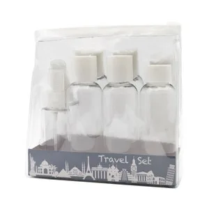 Becasan Nature Set de Viaje con 3 Botellas de Plástico de 100 Ml y un Pulverizador de 50 Ml. Becasan Nature. 4 UD