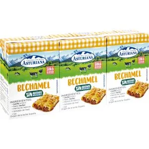 Bechamel sin Gluten Minibrik Pack de 3 3 X 200 Ml