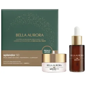 Bella Aurora Splendor 50 Sérum Iluminador Antioxidante (30ml) + Crema de Día Anti-edad (30 Ml). 