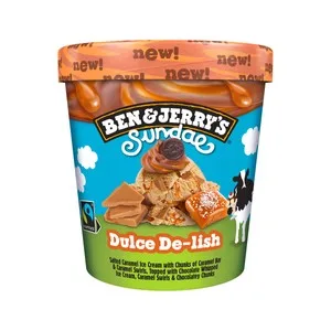 BEN & Jerry"s Tarrina de Helado Sundae Dulce de Leche 427 Ml.