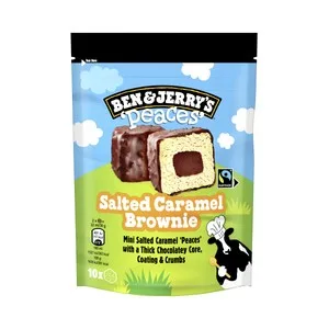 BEN & Jerry´s Mini Helado de Caramelo Saldado con Corazón y Cobertura de Chocolate 10 Uds. 150 ML