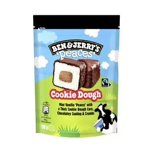 BEN & Jerry"s Mini Helados de Vainilla con Trozos de Masa de Galleta y Chocolate 10 Uds. 150 ML
